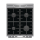 GORENJE GK5C65XV AirFry, Czyszczenie Parowe, MultiAir, GentleClose, Żeliwne Ruszty, 50cm - 1344793 - zdjęcie 6